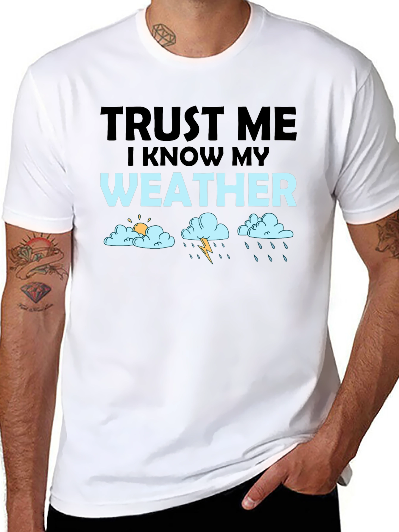 Trust Me Weather T-Shirt Funny Weather Forecast Tee