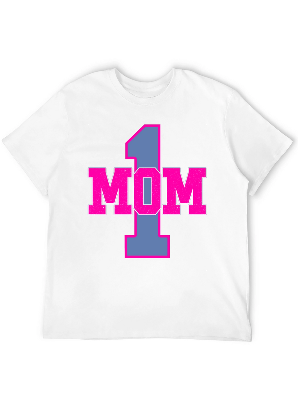Number One Mom Graphic Tee - Black