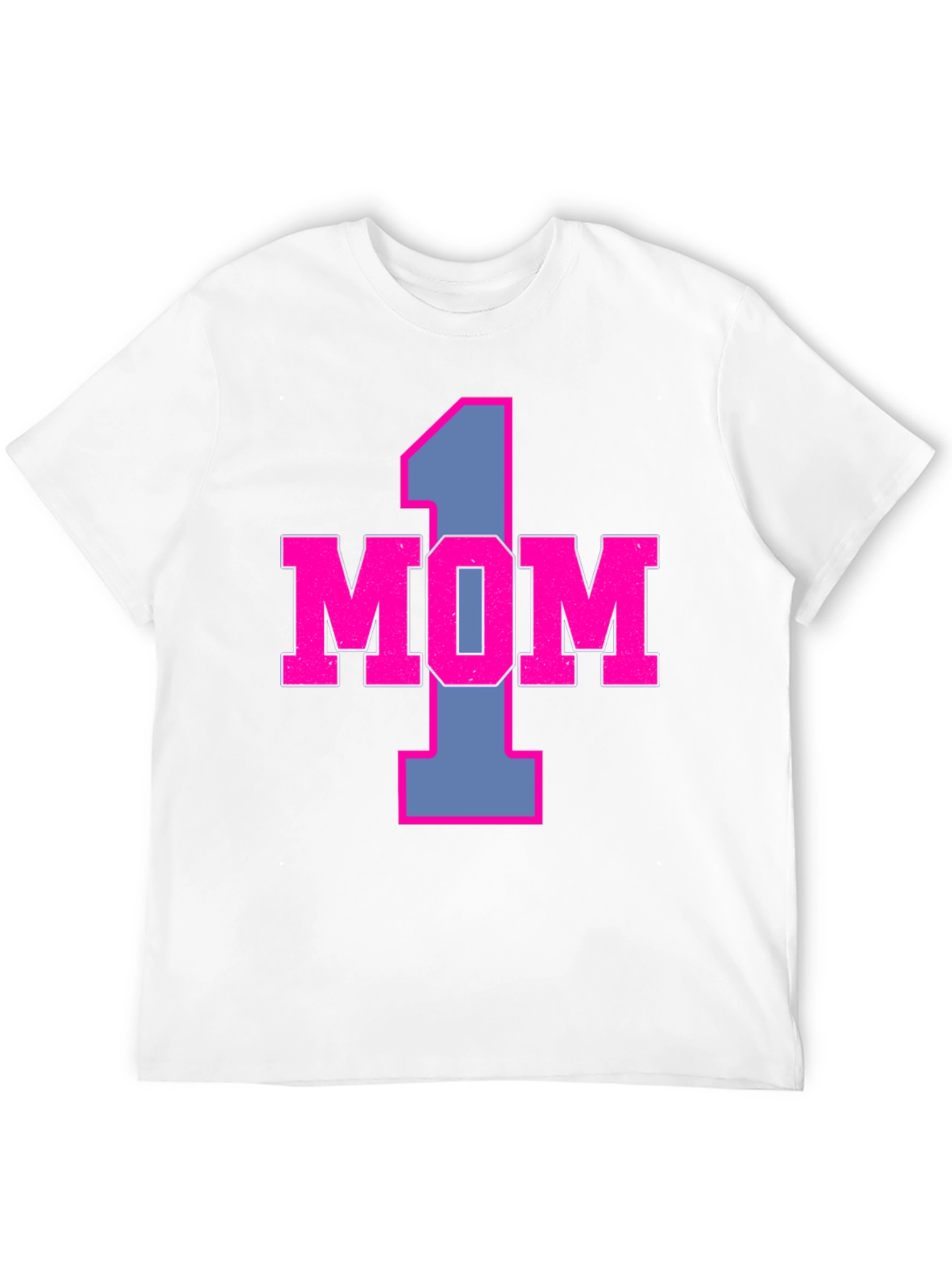 Number One Mom Graphic Tee - Black