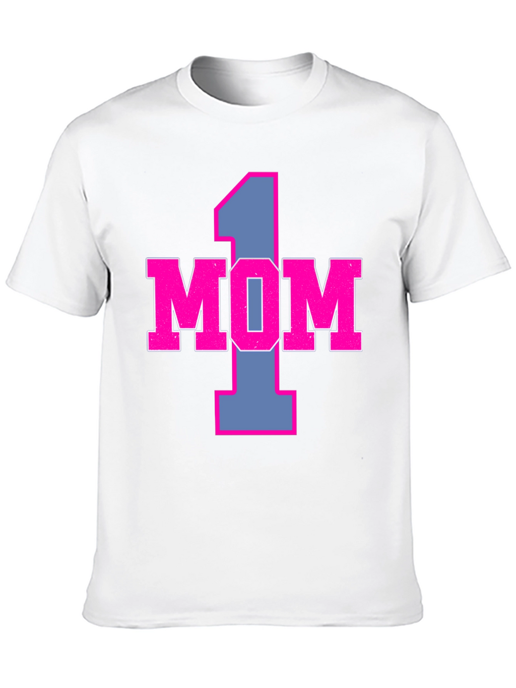 Number One Mom Graphic Tee - Black