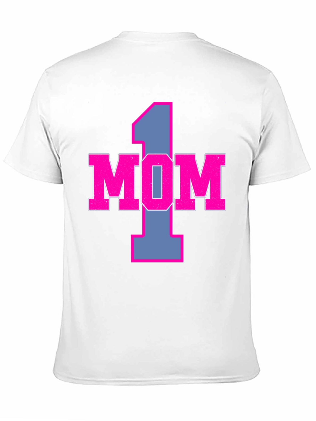 Number One Mom Graphic Tee - Black