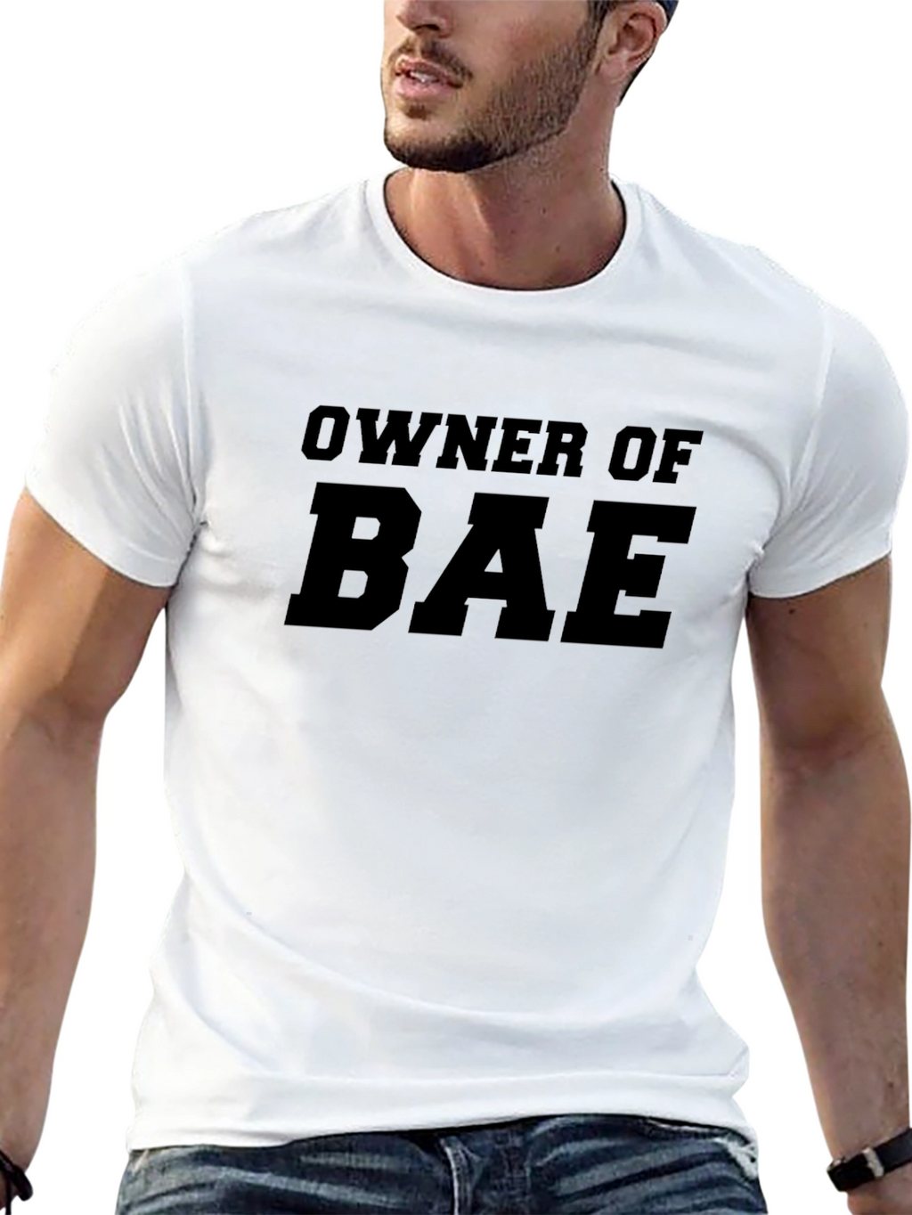 Owner of Bae Mens Black Graphic Tee