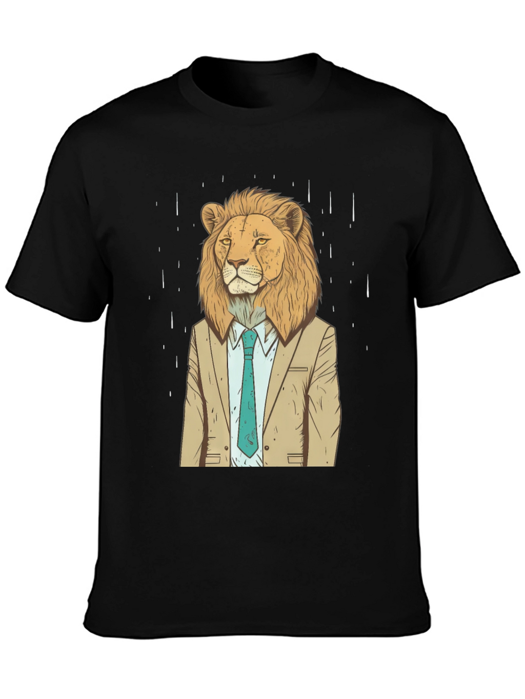 Lion Suit T-Shirt - Cool Animal Graphic Tee