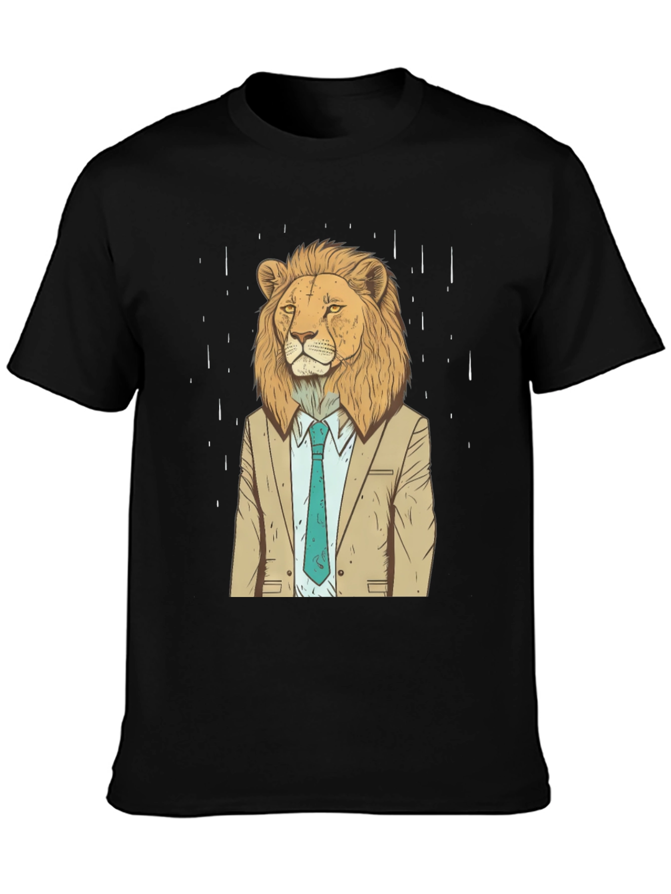 Lion Suit T-Shirt - Cool Animal Graphic Tee