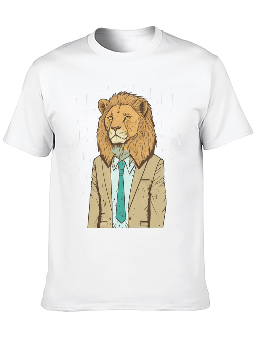 Lion Suit T-Shirt - Cool Animal Graphic Tee