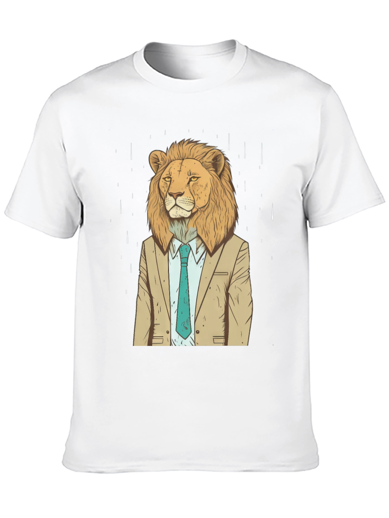 Lion Suit T-Shirt - Cool Animal Graphic Tee