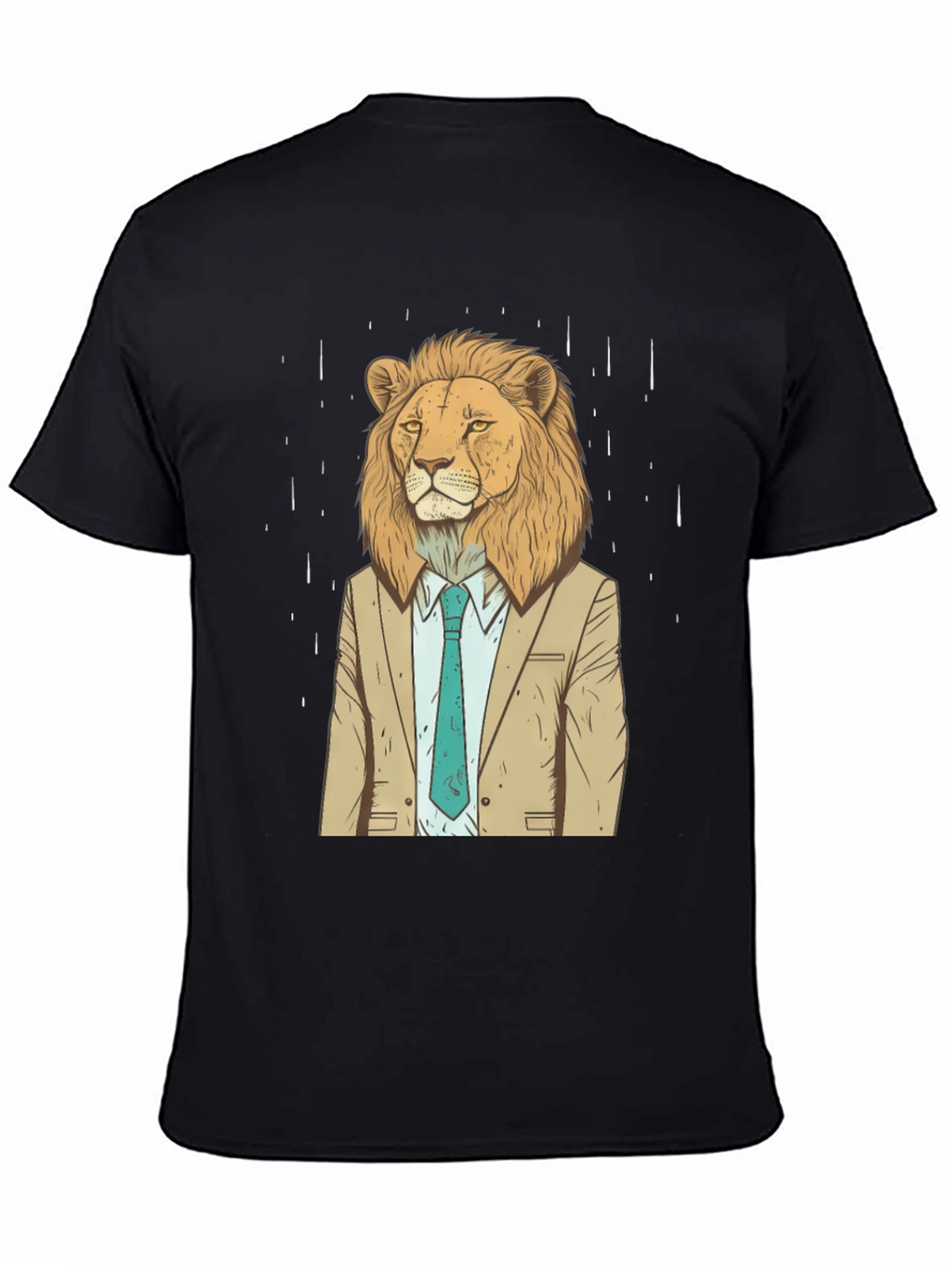 Lion Suit T-Shirt - Cool Animal Graphic Tee