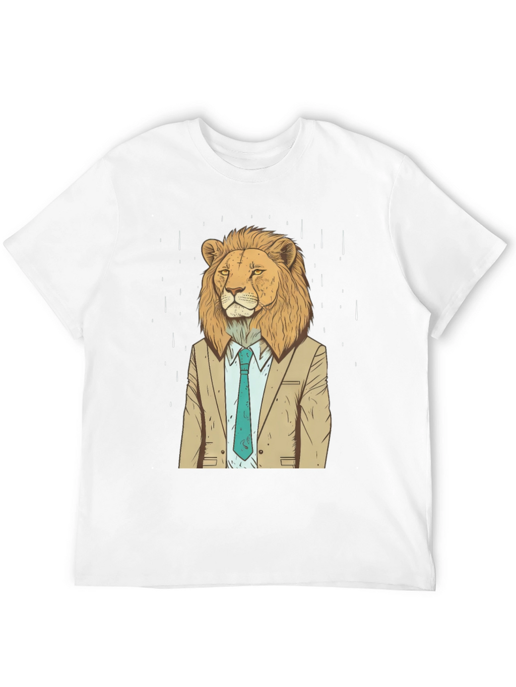 Lion Suit T-Shirt - Cool Animal Graphic Tee