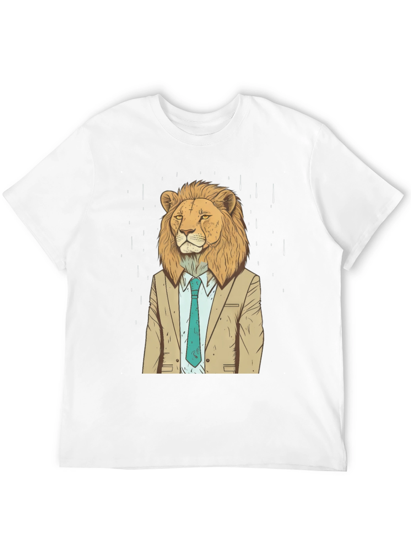 Lion Suit T-Shirt - Cool Animal Graphic Tee
