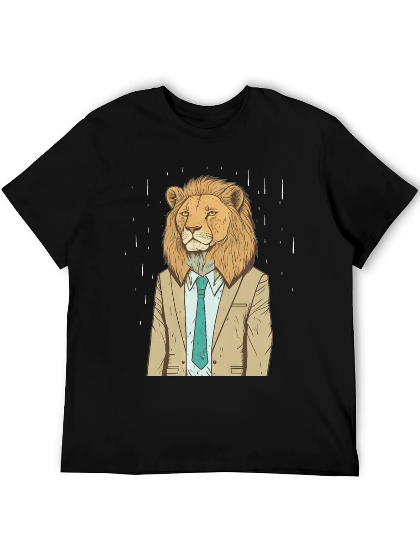 Lion Suit T-Shirt - Cool Animal Graphic Tee