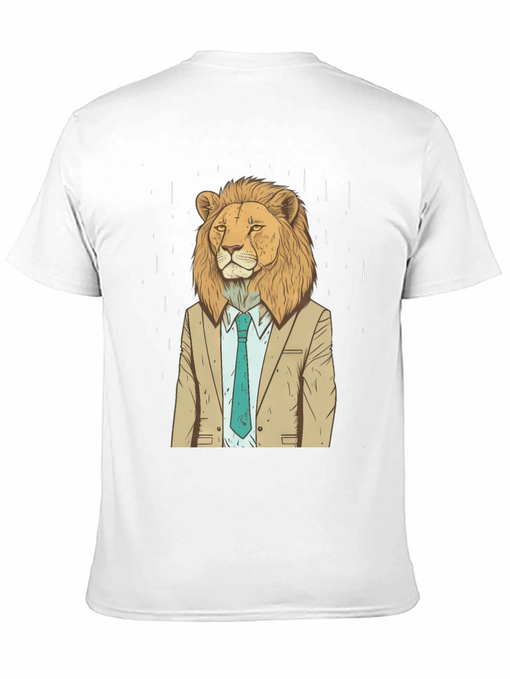 Lion Suit T-Shirt - Cool Animal Graphic Tee