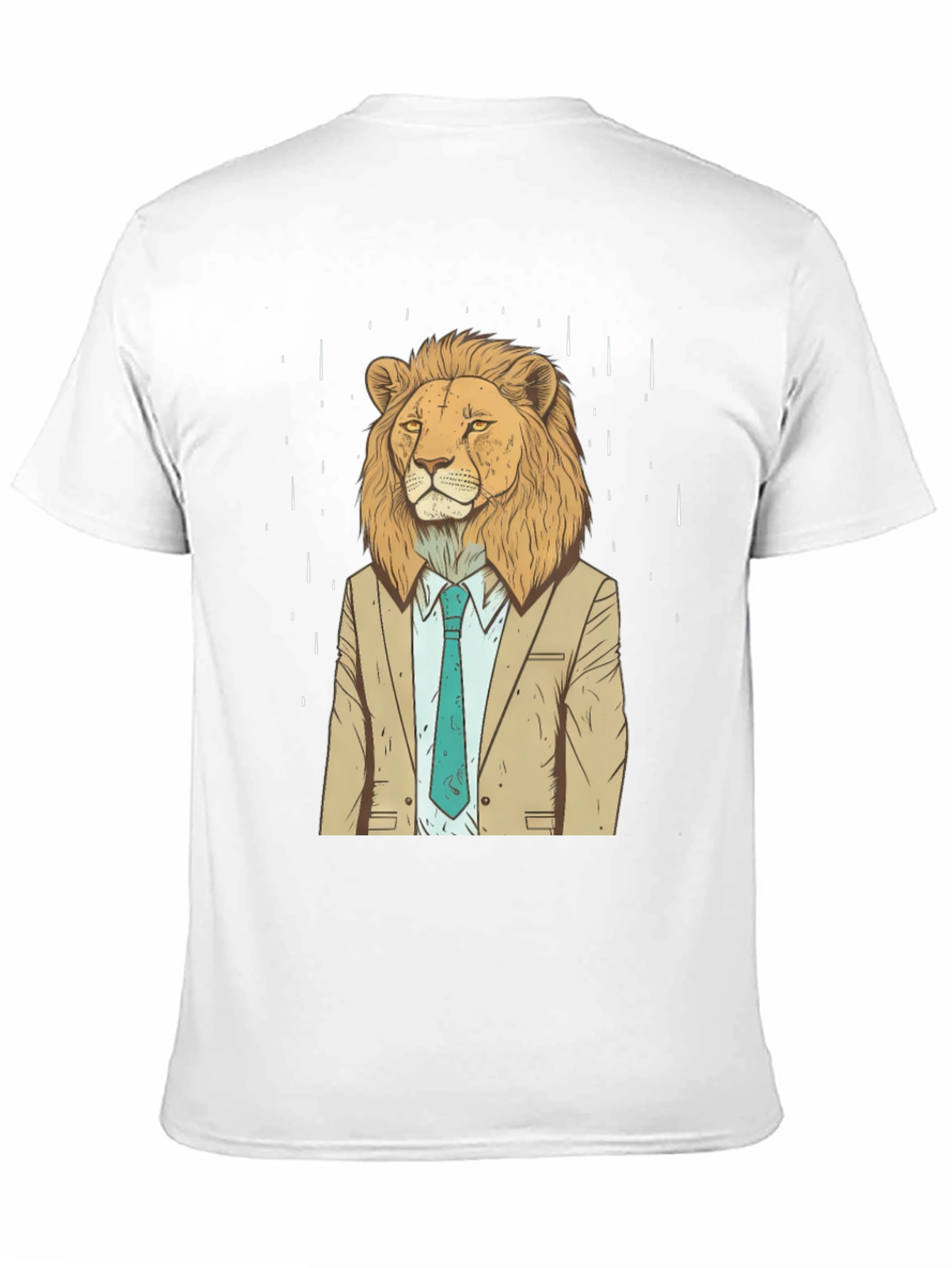 Lion Suit T-Shirt - Cool Animal Graphic Tee