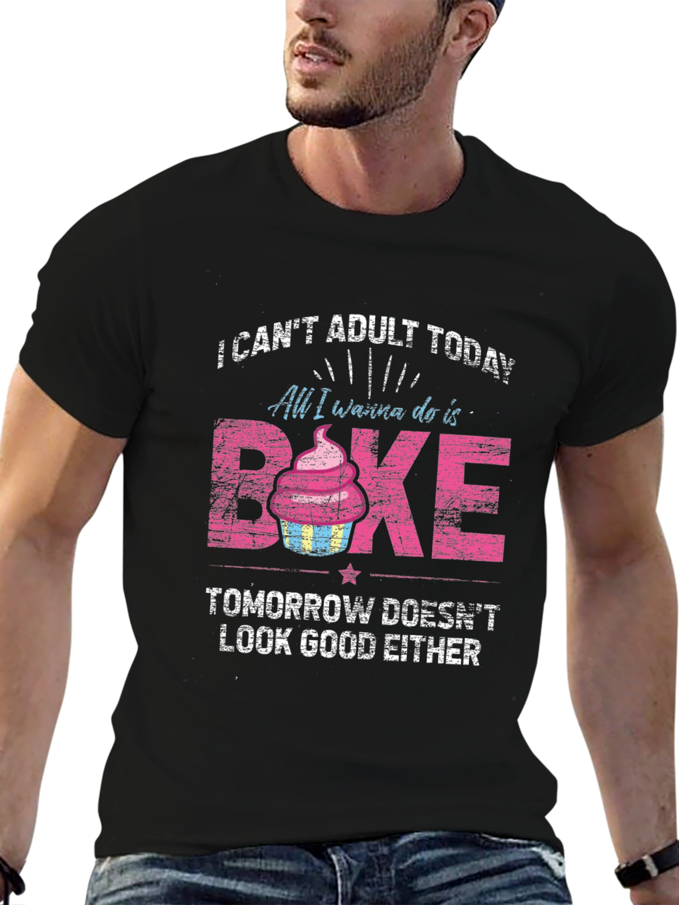 Funny Baking Lover T-Shirt I Cant Adult Today