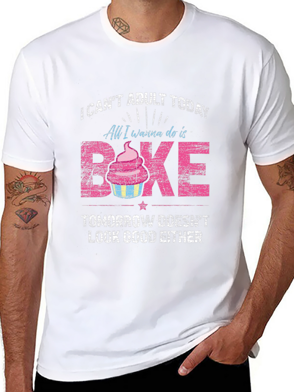 Funny Baking Lover T-Shirt I Cant Adult Today