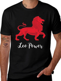 Leo Power T-Shirt - Bold Zodiac Design