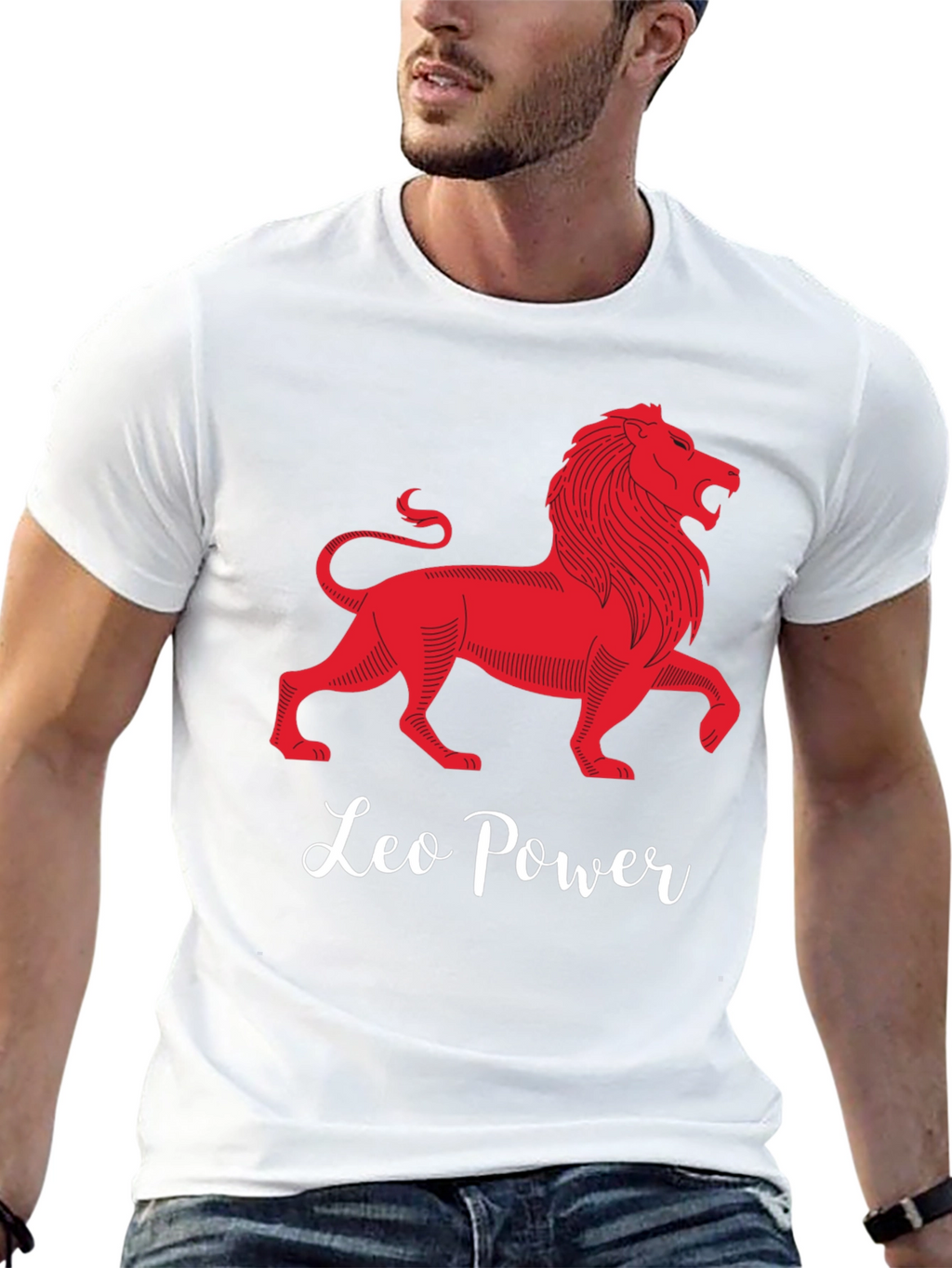Leo Power T-Shirt - Bold Zodiac Design