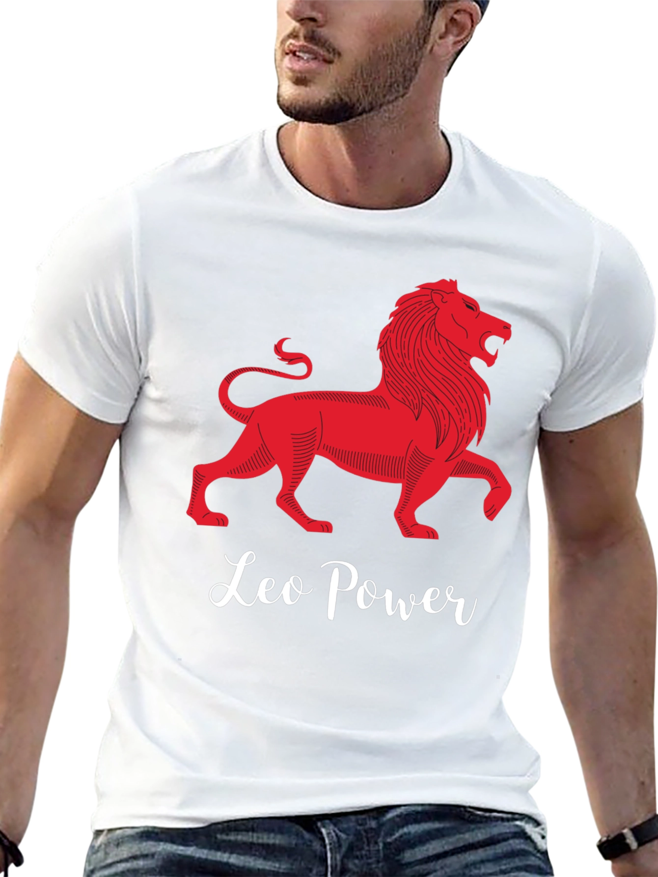 Leo Power T-Shirt - Bold Zodiac Design
