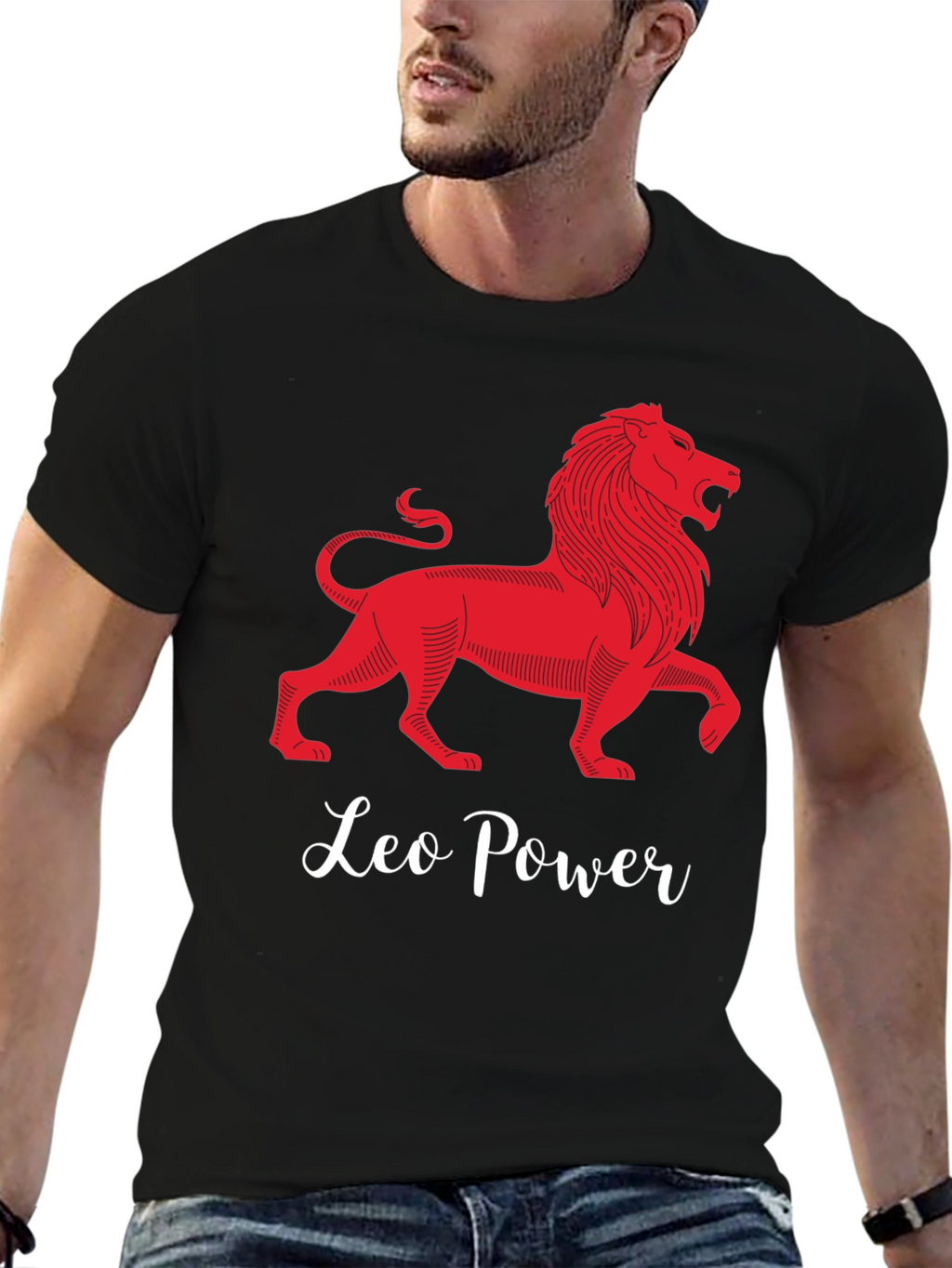 Leo Power T-Shirt - Bold Zodiac Design