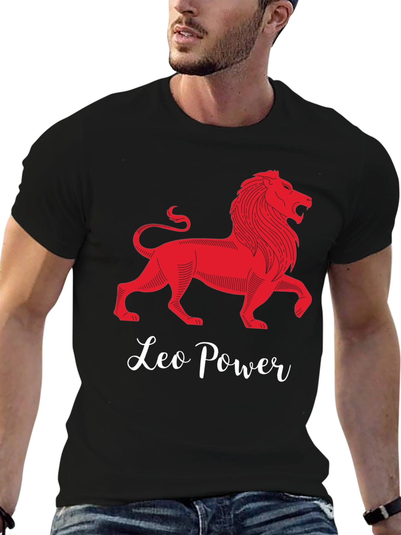 Leo Power T-Shirt - Bold Zodiac Design