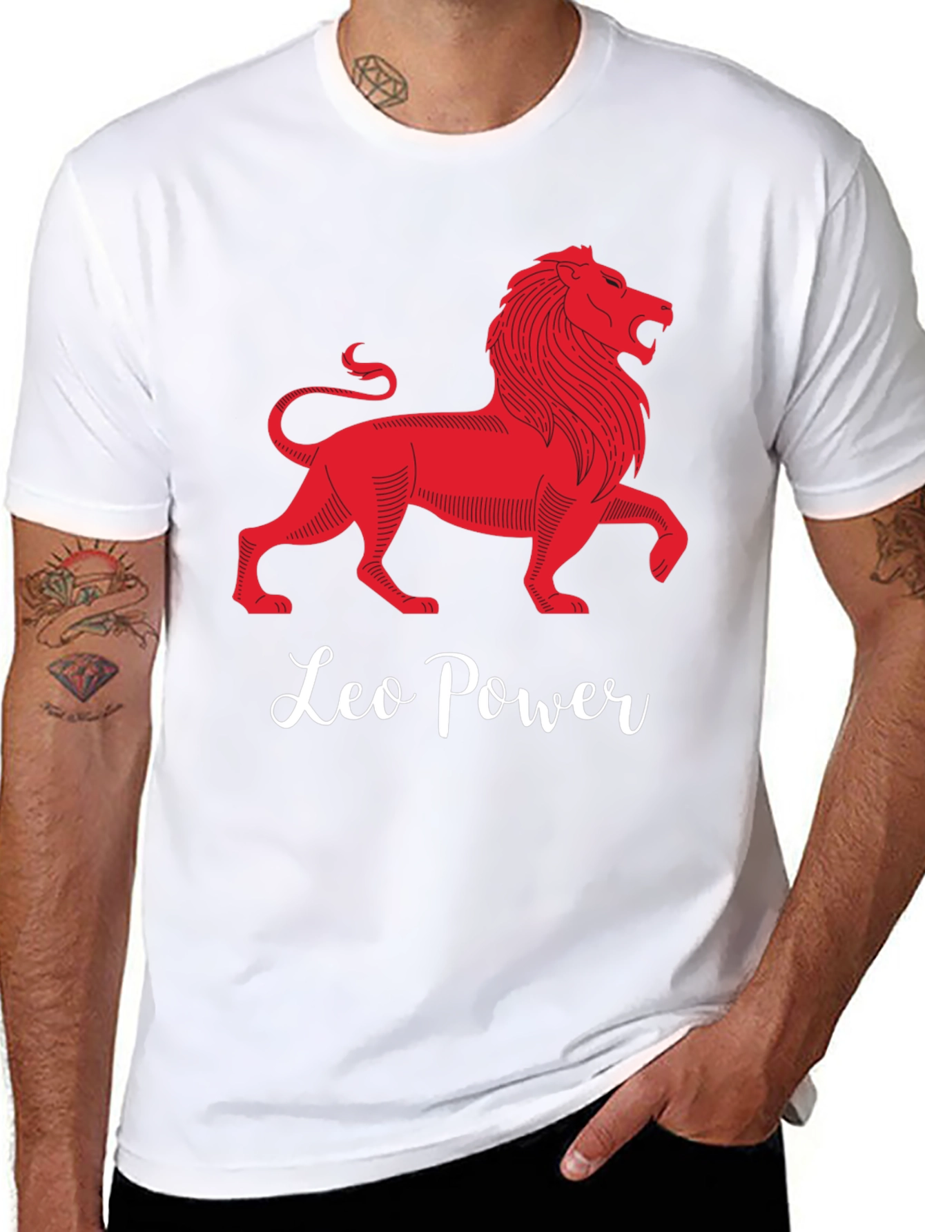 Leo Power T-Shirt - Bold Zodiac Design