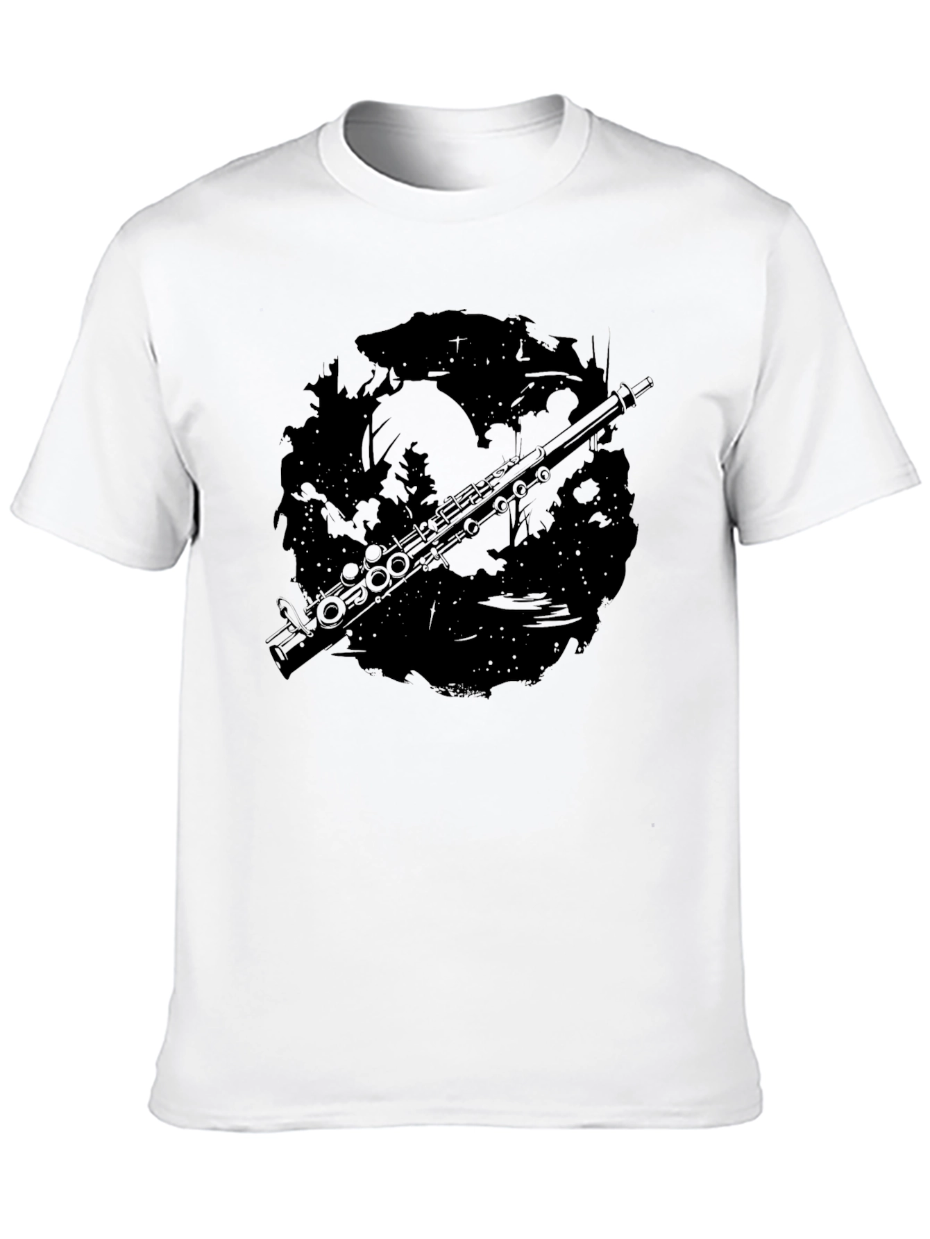 Musical Flute Graphic Tee