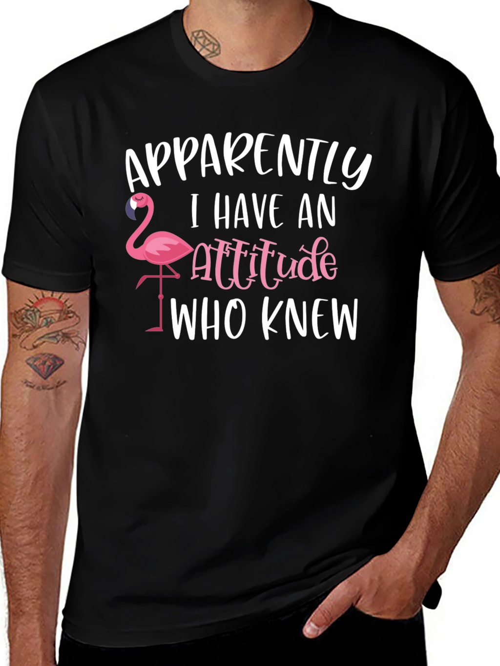 Funny Flamingo Attitude T-Shirt
