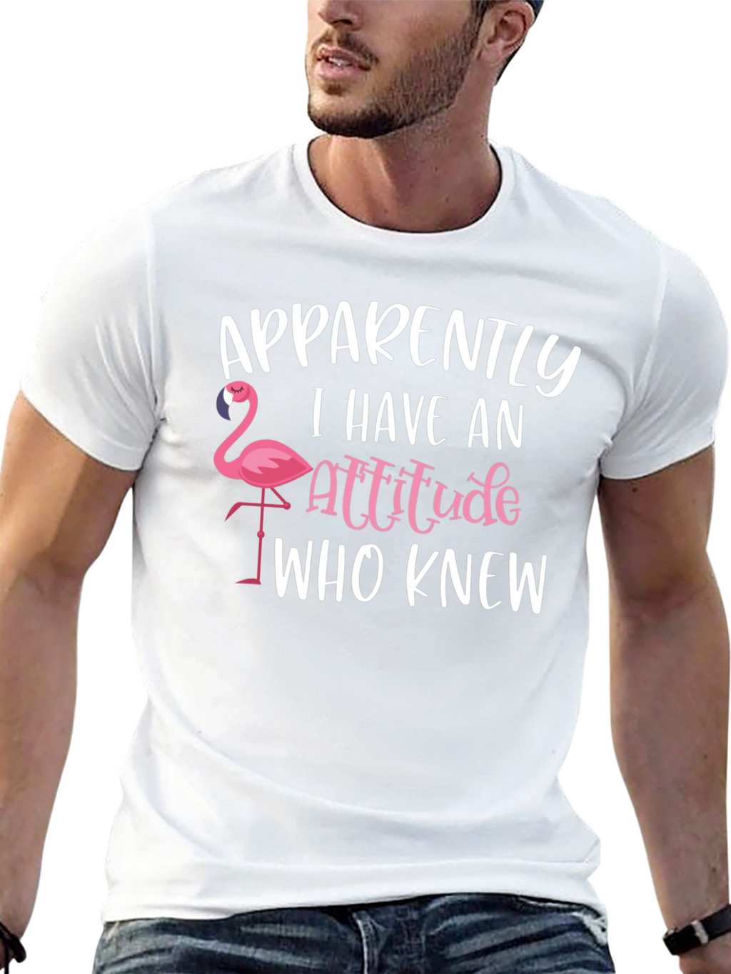 Funny Flamingo Attitude T-Shirt