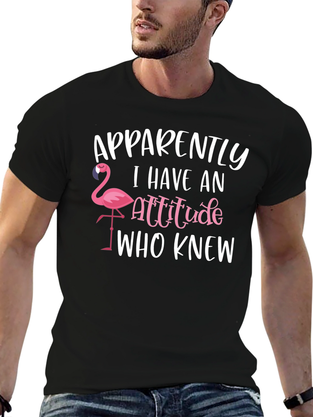 Funny Flamingo Attitude T-Shirt