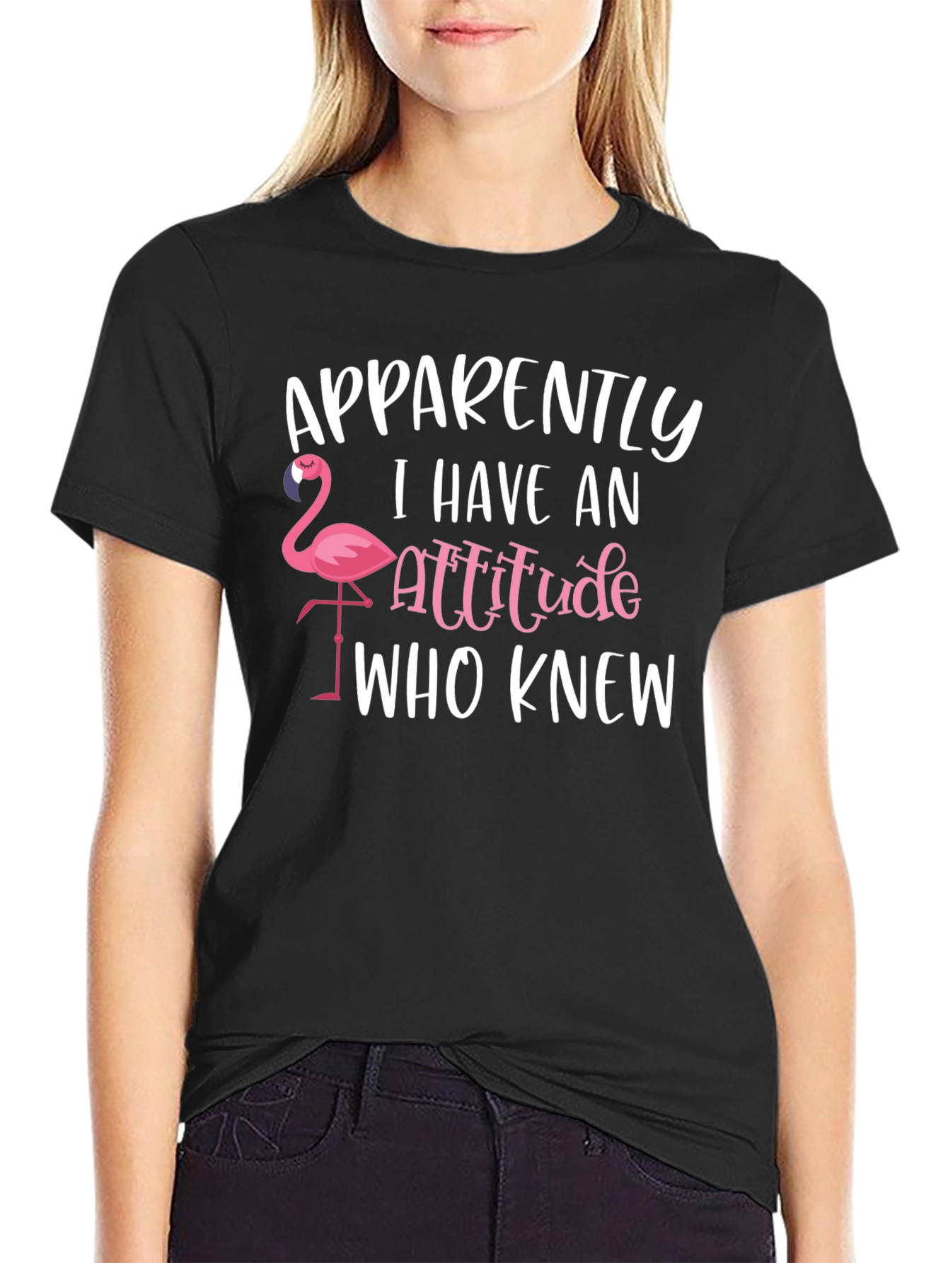 Funny Flamingo Attitude T-Shirt