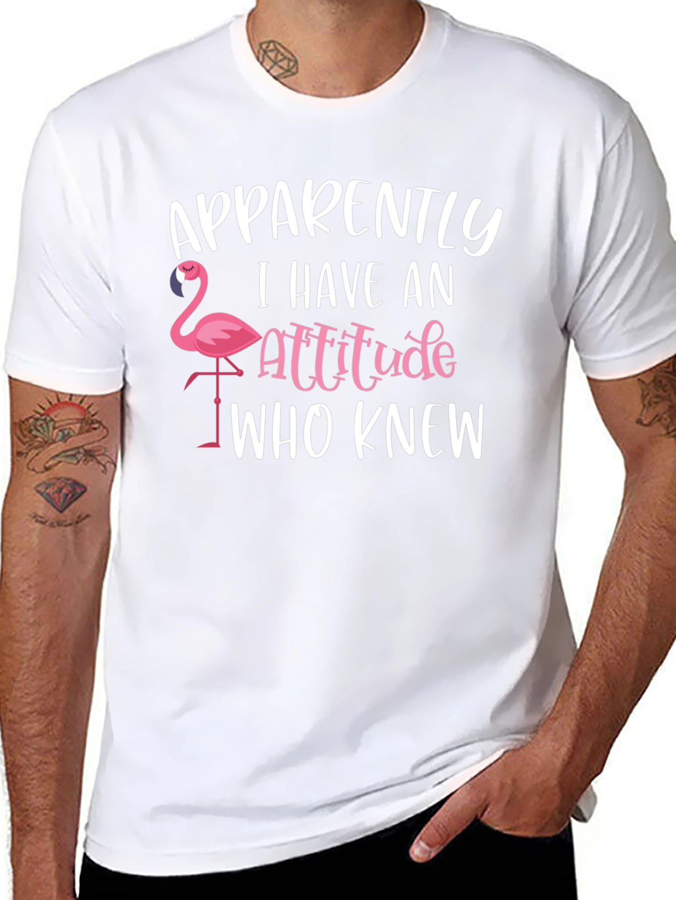 Funny Flamingo Attitude T-Shirt