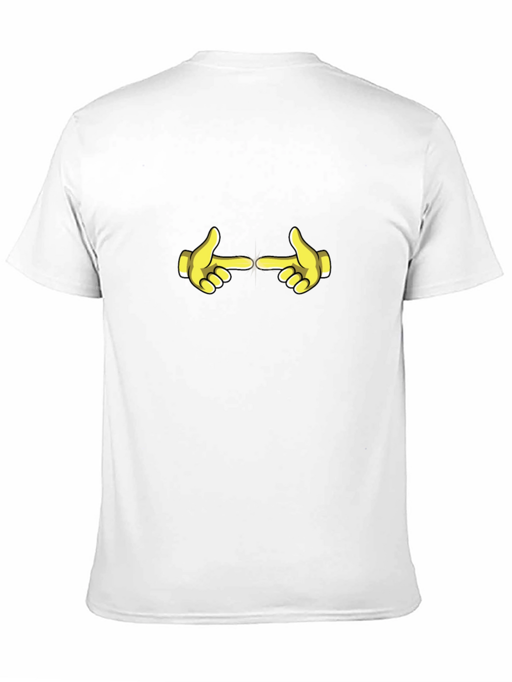 Funny Hand Gesture Black T-Shirt