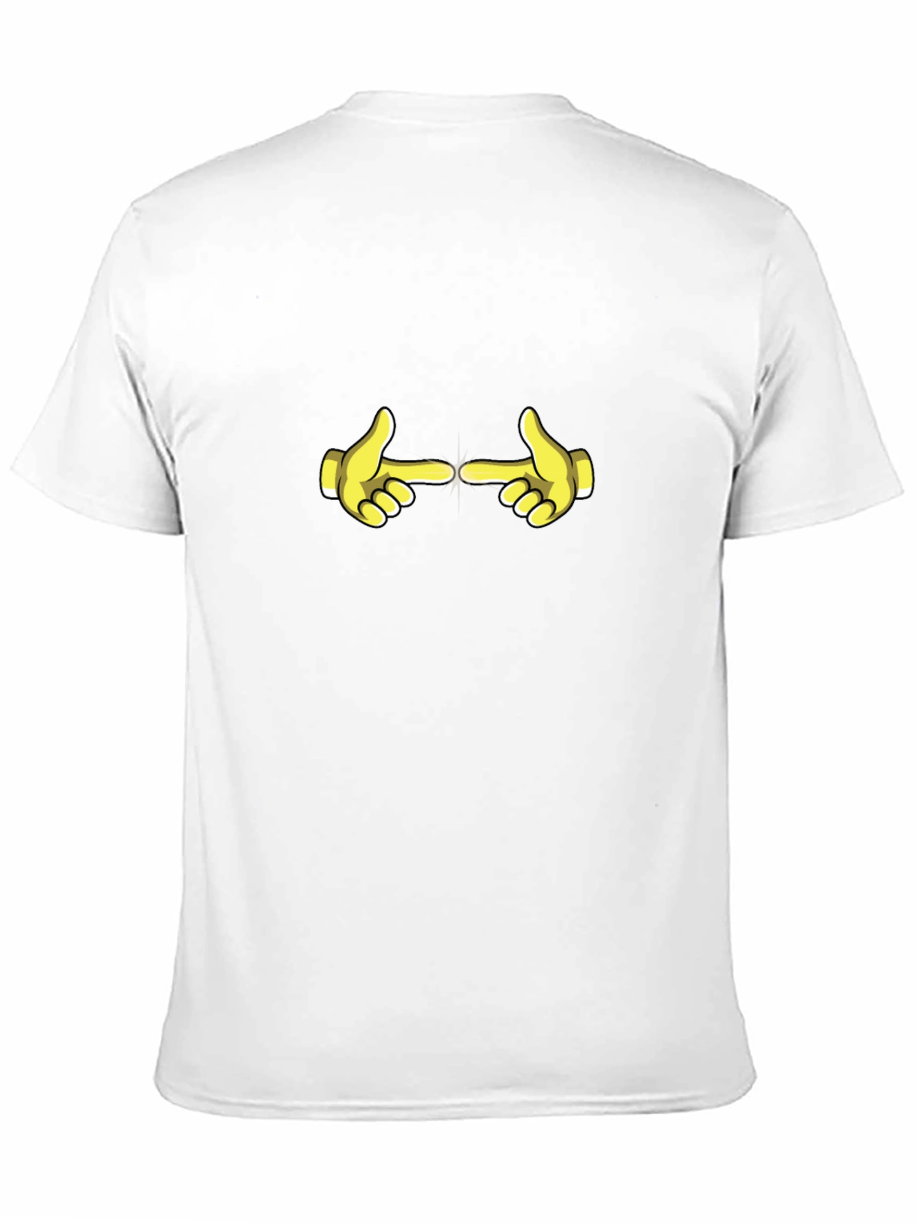 Funny Hand Gesture Black T-Shirt