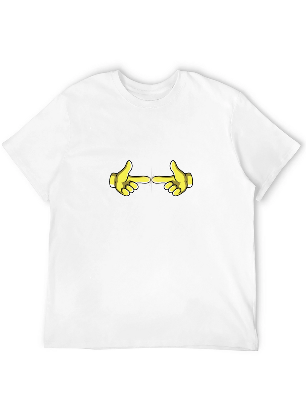 Funny Hand Gesture Black T-Shirt