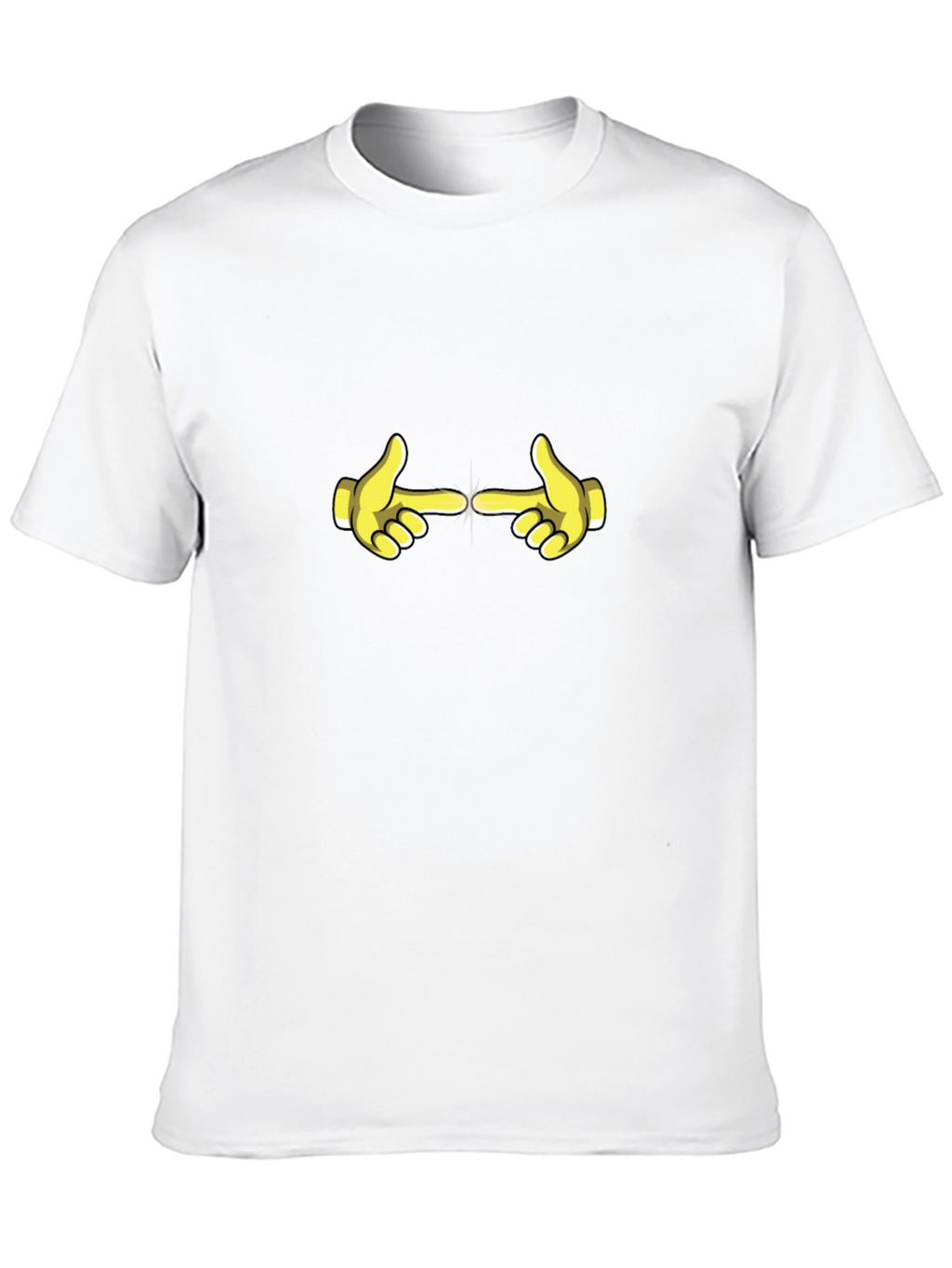 Funny Hand Gesture Black T-Shirt