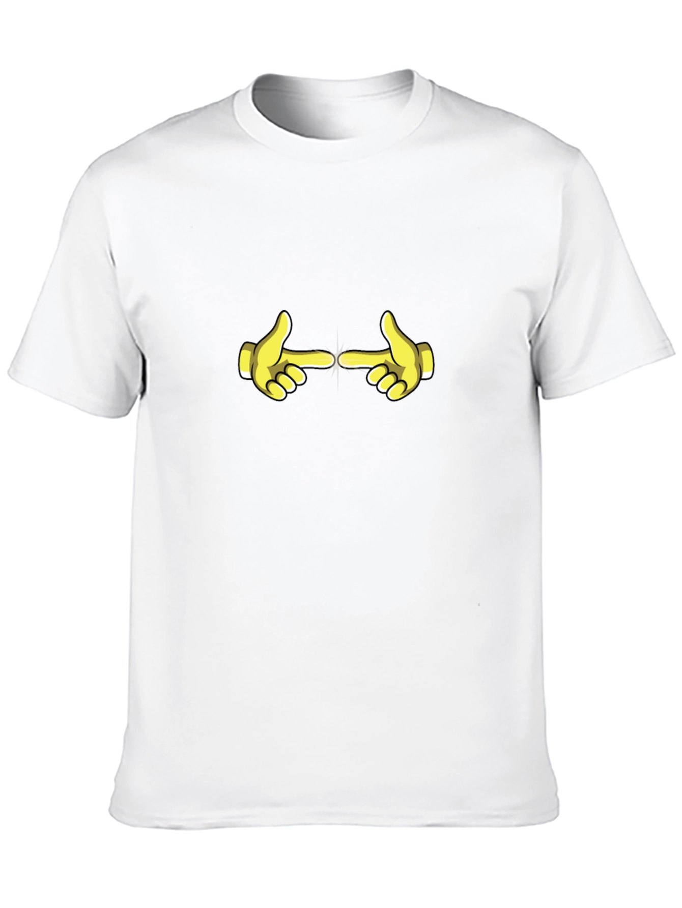 Funny Hand Gesture Black T-Shirt