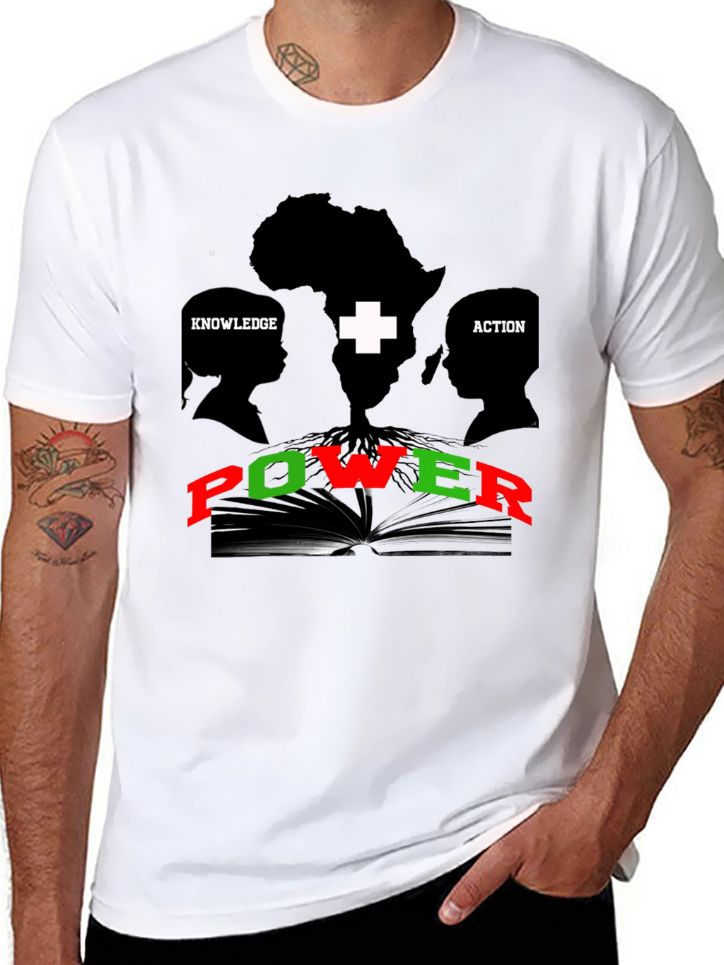Knowledge Action Power Graphic T-Shirt