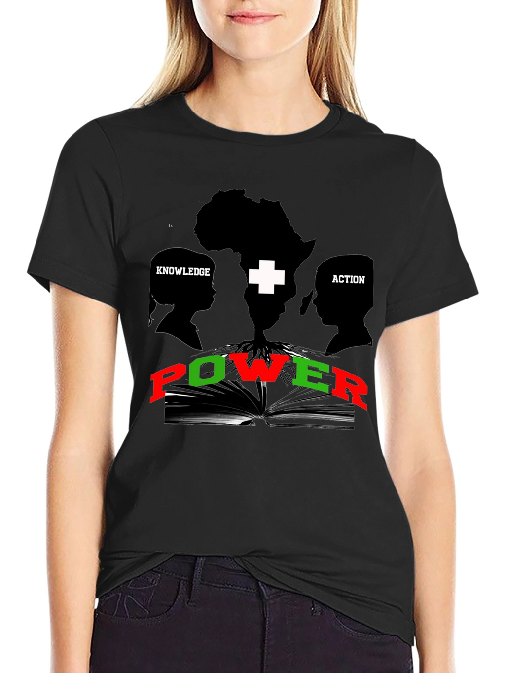 Knowledge Action Power Graphic T-Shirt