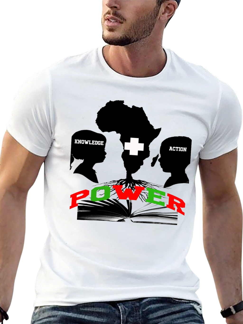 Knowledge Action Power Graphic T-Shirt