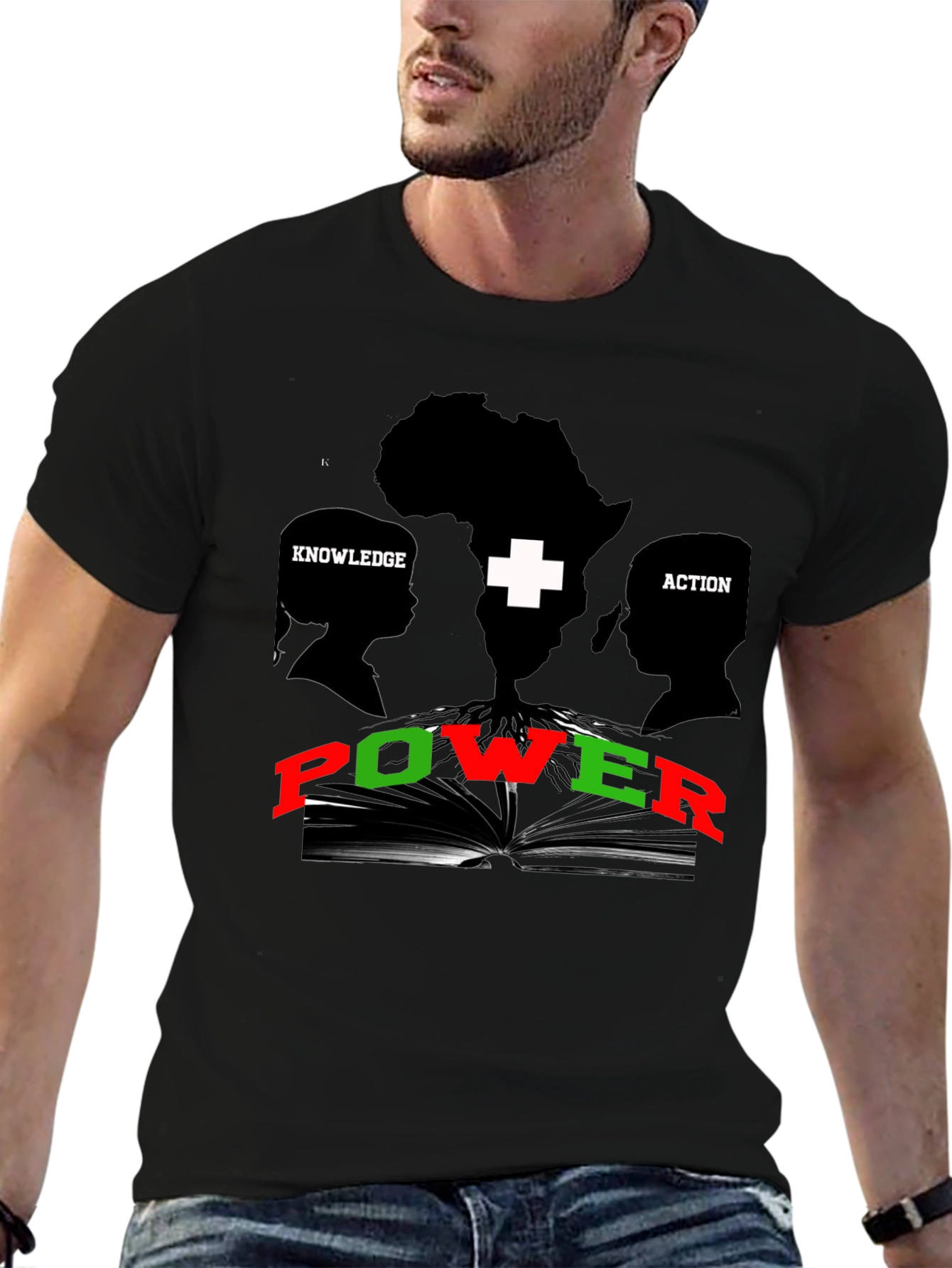 Knowledge Action Power Graphic T-Shirt