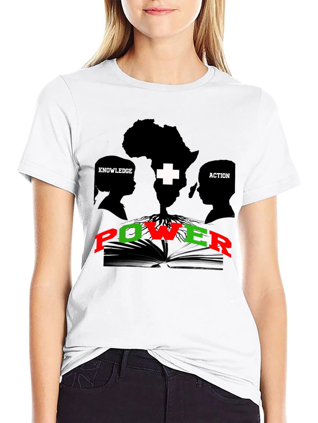 Knowledge Action Power Graphic T-Shirt