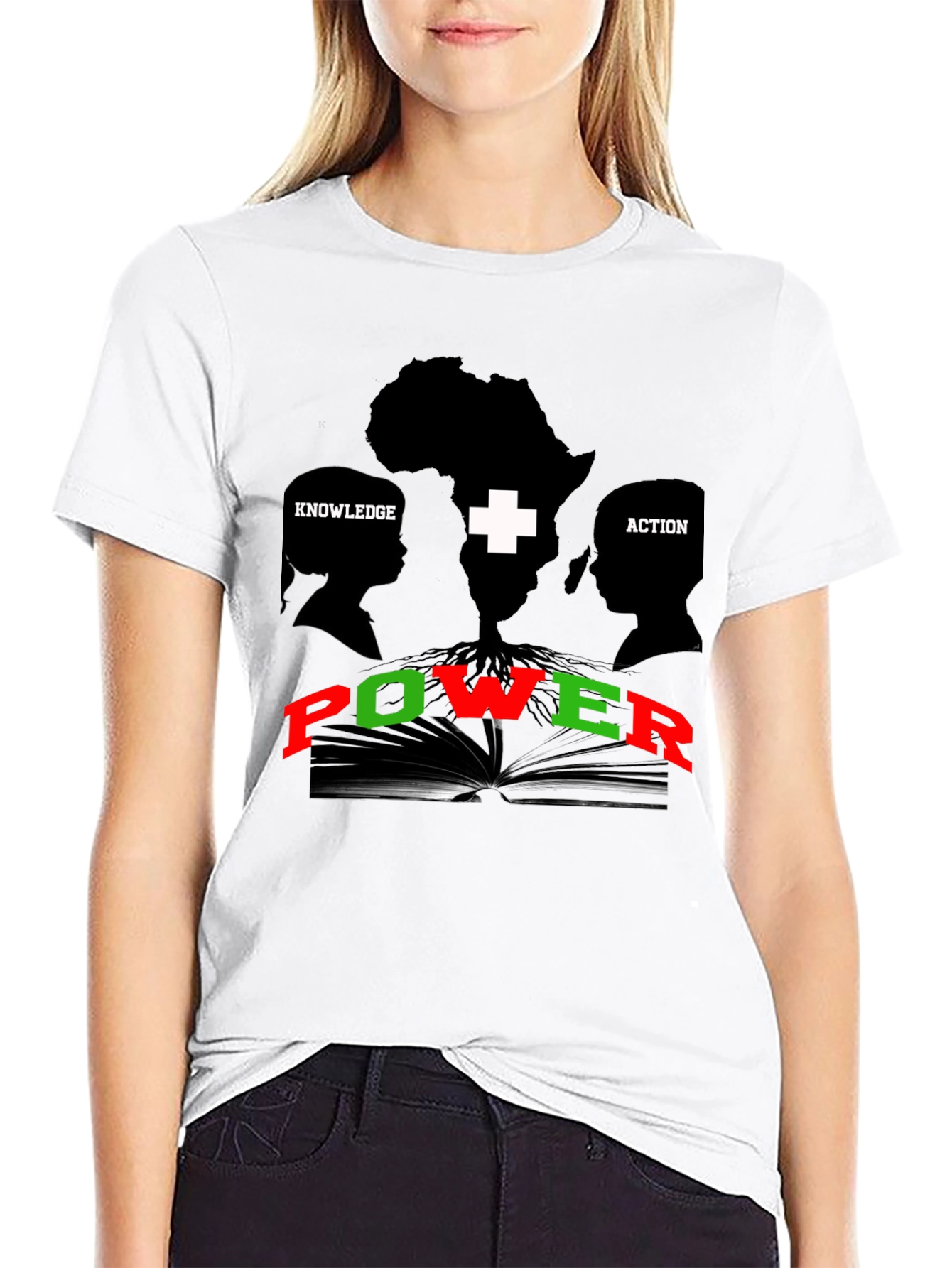 Knowledge Action Power Graphic T-Shirt