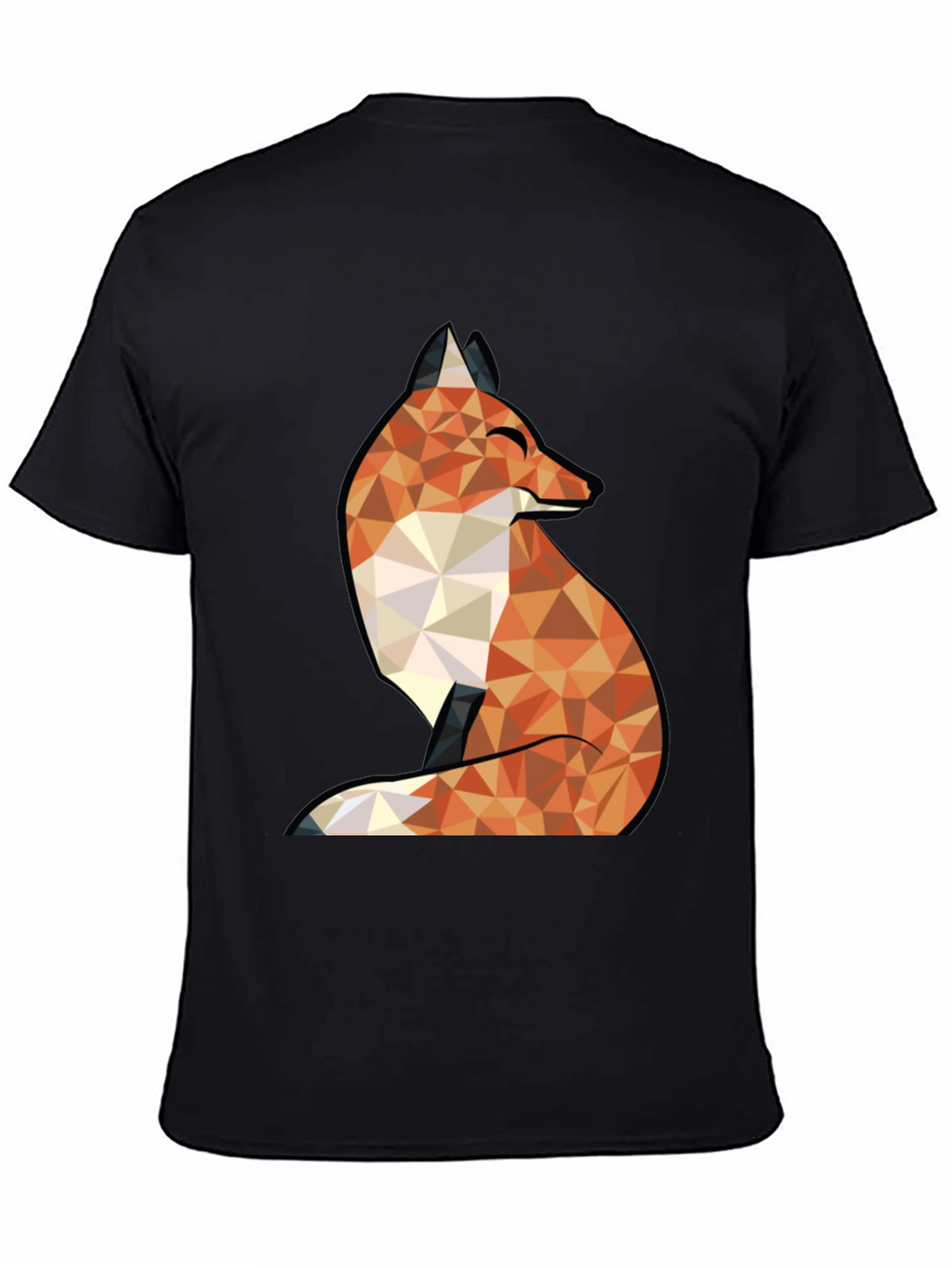 Geometric Fox Graphic Tee - Stylish & Unique Design