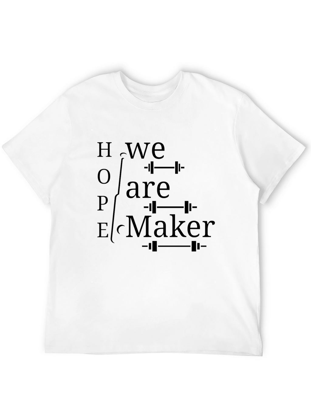 HOPE Maker Graphic T-Shirt - Black