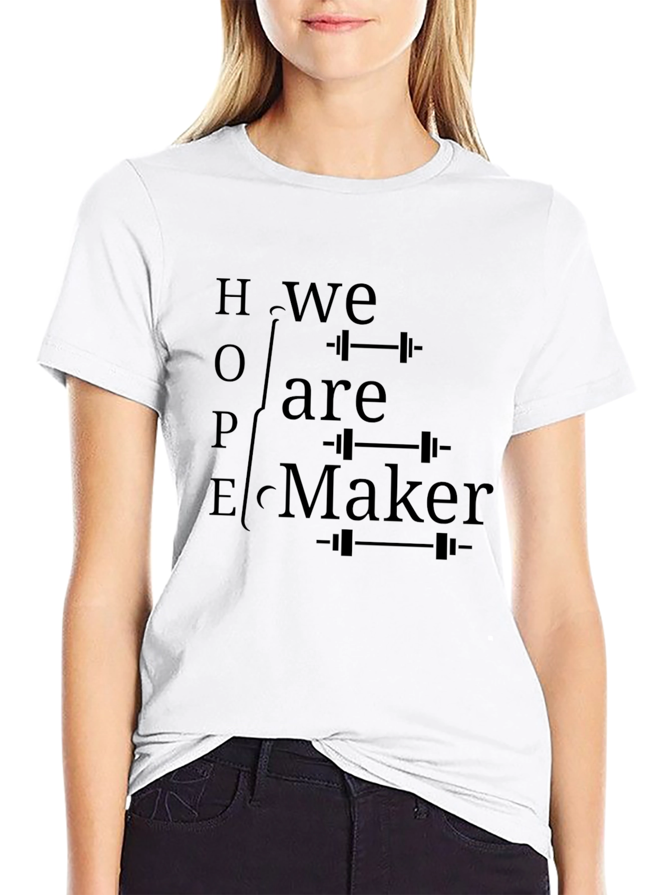 HOPE Maker Graphic T-Shirt - Black