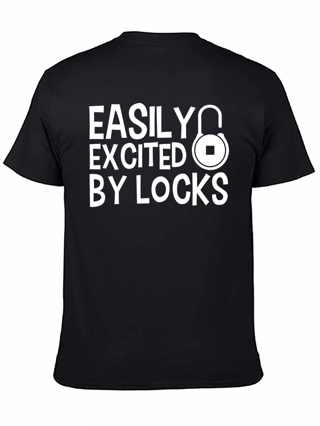 Easily Excited By Locks Graphic T-Shirt