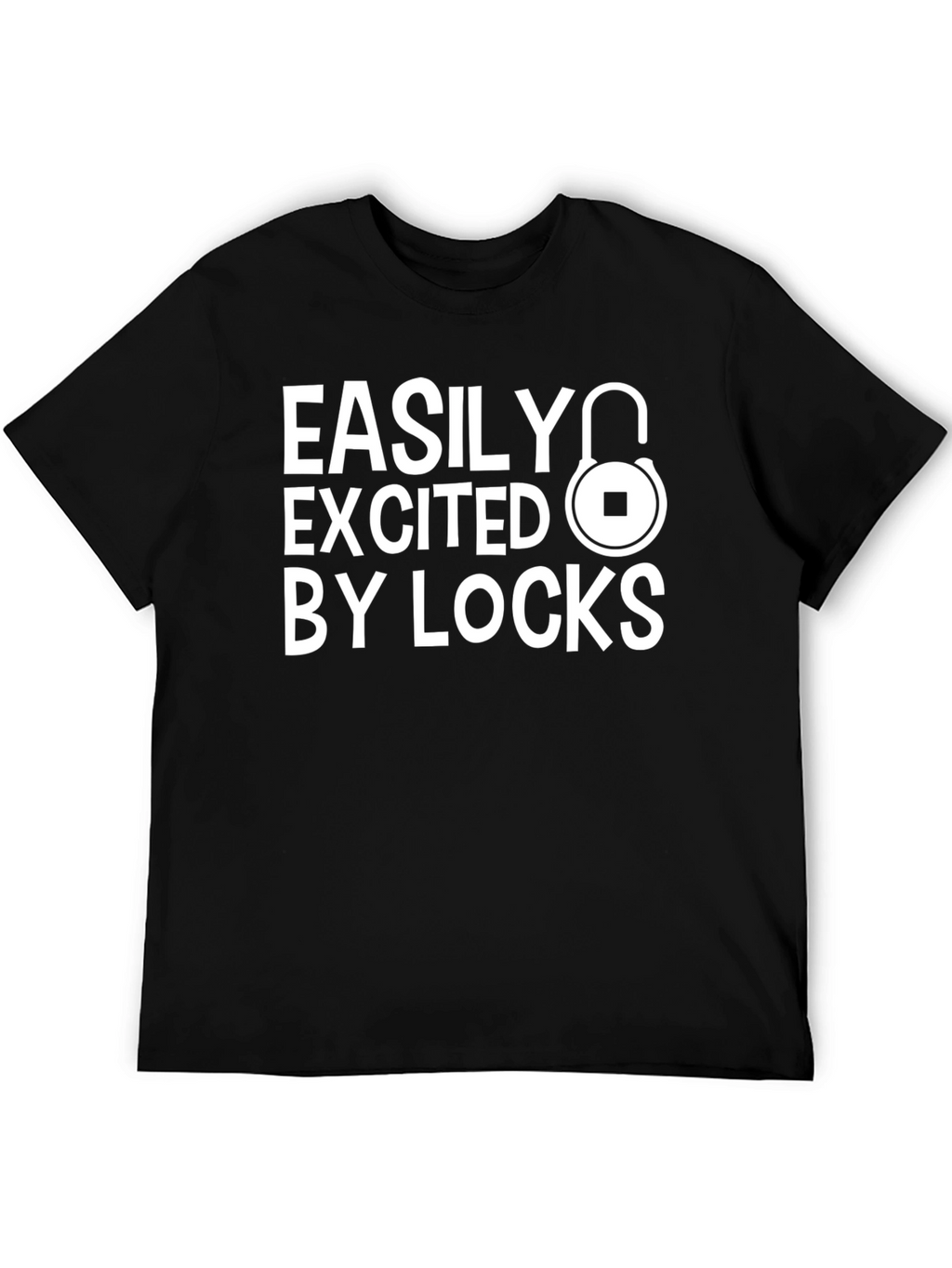 Easily Excited By Locks Graphic T-Shirt