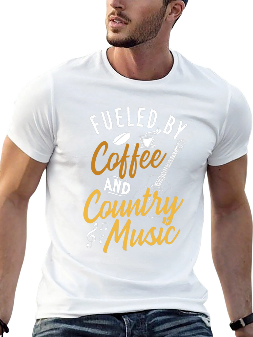 Fueled by Coffee & Country Music T-Shirt
