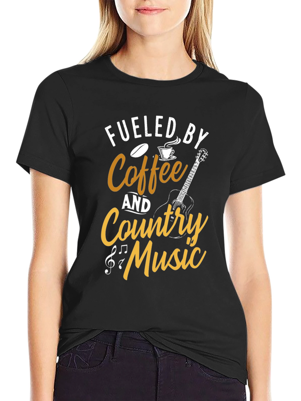 Fueled by Coffee & Country Music T-Shirt