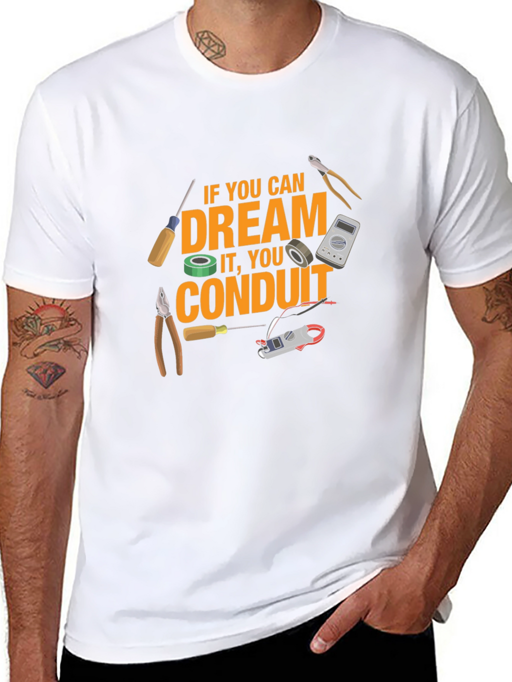 Dream Conduit Graphic T-Shirt - Electrician Apparel