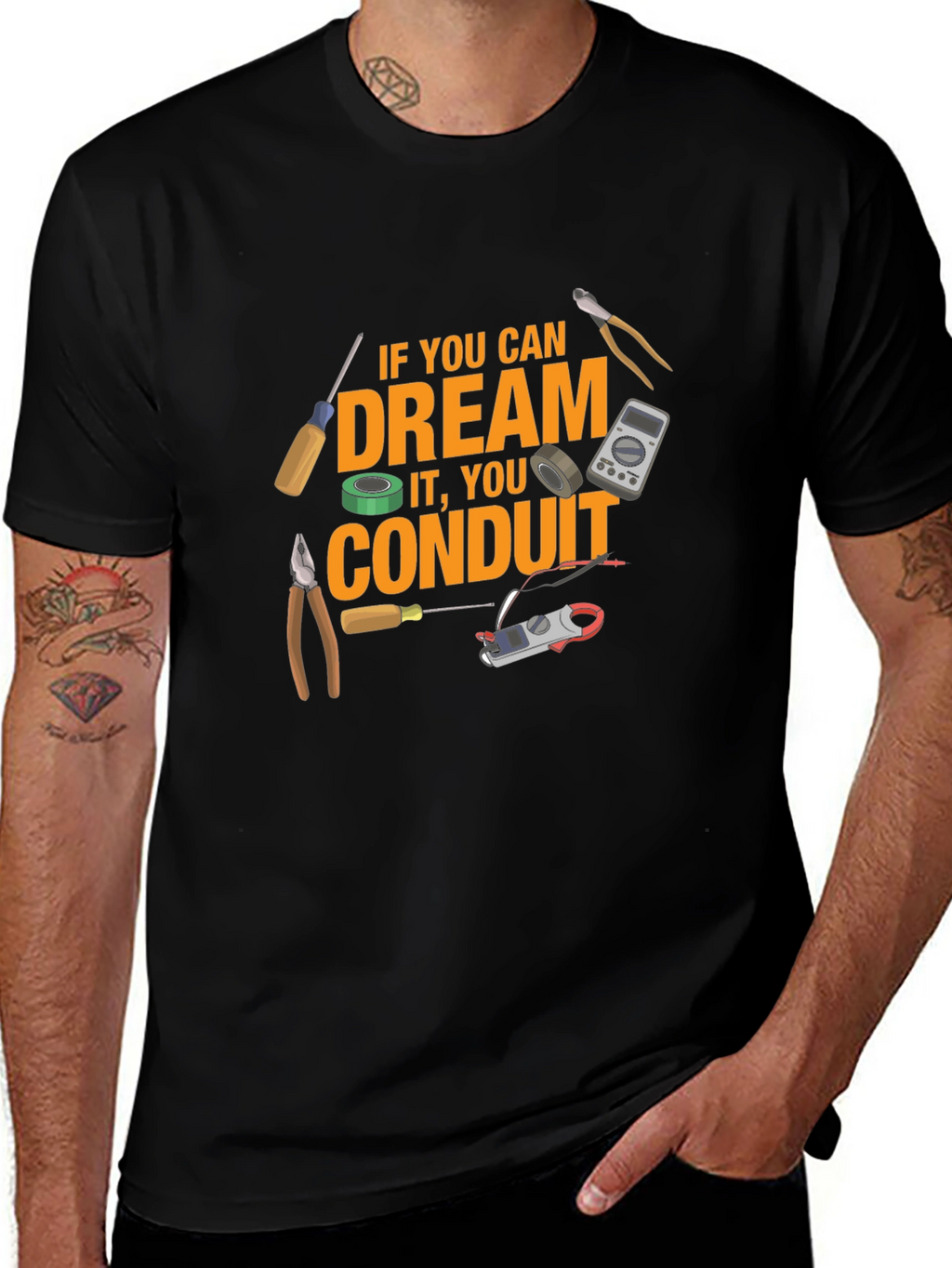 Dream Conduit Graphic T-Shirt - Electrician Apparel